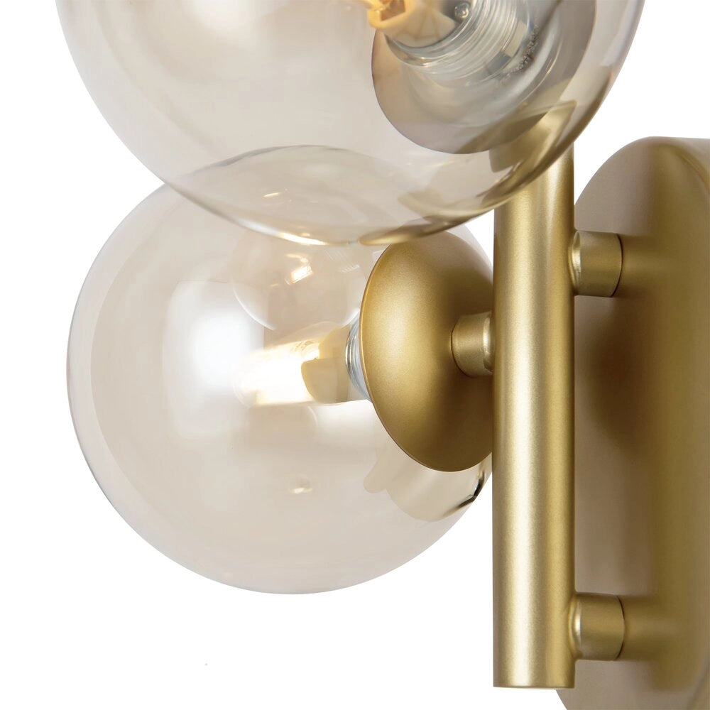 Applique oro Dallas con sfere in vetro Maytoni MOD545WL-03G