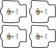 Kit di riparazione carburatore - 4 set - Riparazione carburatore motocicletta - Koper/Aluminium/Rubber - Compatibile con ZX7/ZR9/Z900/Z750/Z1000 - Prestazioni migliorate - Set di carburatore