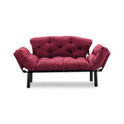 Guchol, Divano Letto 2 Posti Contenitore, 155x70 cm Rosso