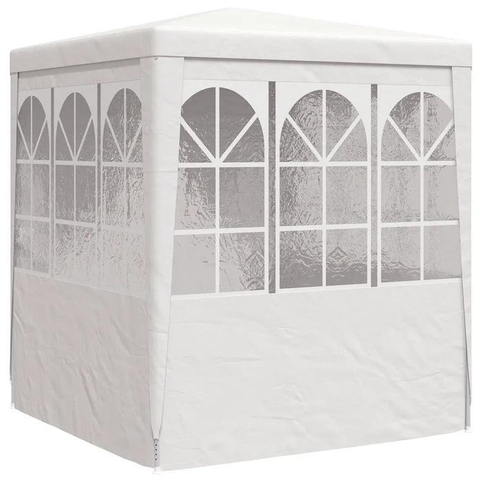 Gazebo Professionale con Pareti 2,5x2,5 m Bianco 90 g/m² 48518
