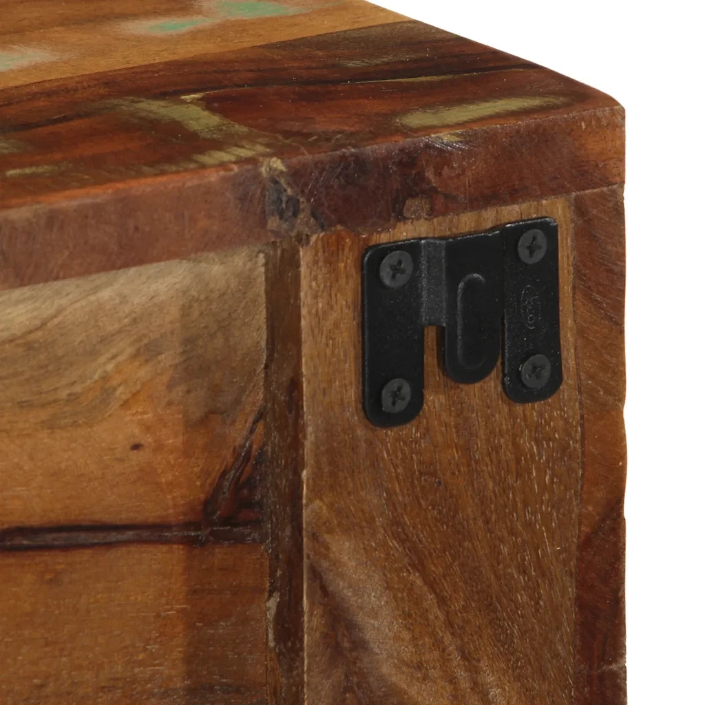 Mobile TV a Parete 100x30x19 cm in Legno Massello di Recupero 4017480