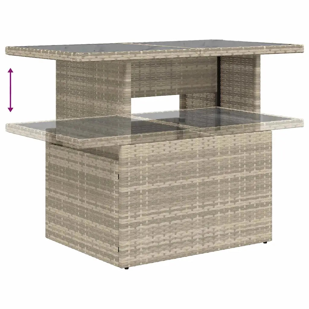 Set Divano da Giardino con cuscino 6 pcs Poly Rattan 3359869