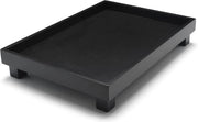 Piattaforma di servizio - Tavolo da cucina - Piattaforma di servizio - Quadrata - 35L x 25P x 6A - Nero opaco