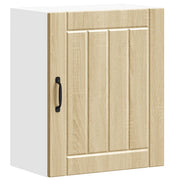 Mobiletto da cucina a parete pratico e di design 50 x 31 x 60 cm realizzato in legno composito di rovere Sonoma 02_0050155