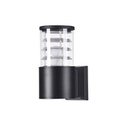 Lampada Da Parete Moderna Da Esterno Alluminio Nero 1 Luce E27 60W Ip54