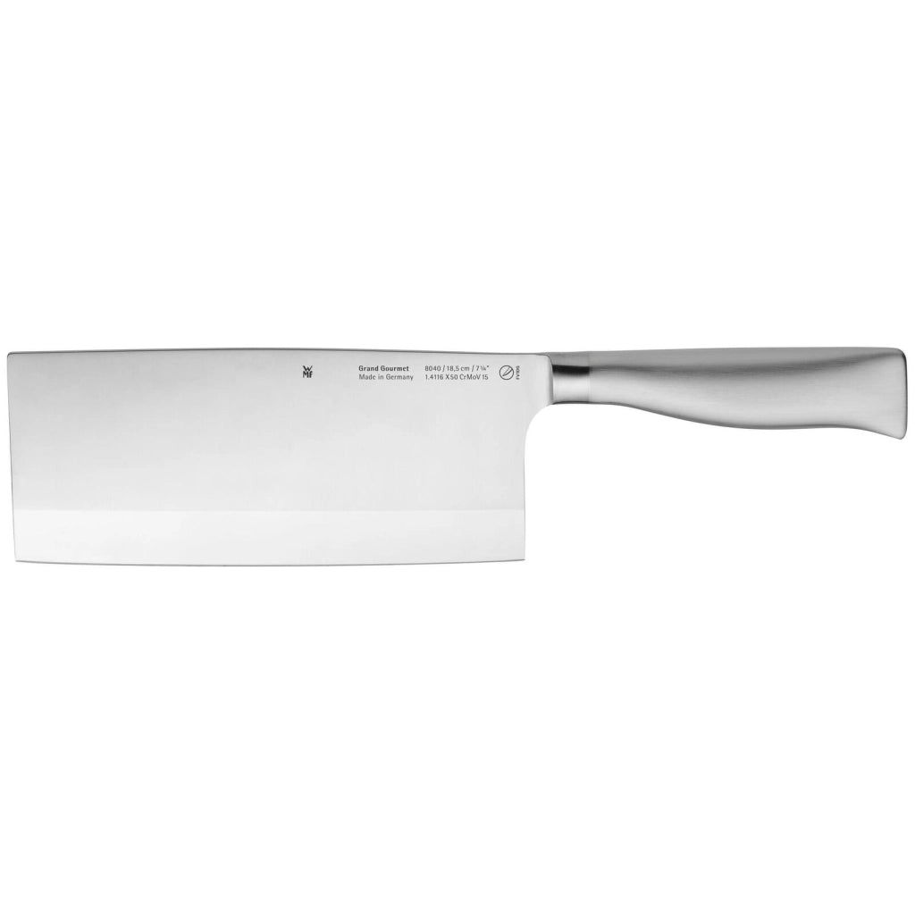 WMF 18.8040.6032 Grand Gourmet Mezzaluna in Acciaio Inox con Lama da 18.5 cm Manico Ergonomico colore Acciaio Inox