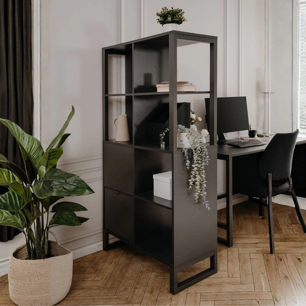 Libreria bifacciale Sumatra20A colore antracite