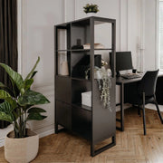 Libreria bifacciale Sumatra20A colore antracite