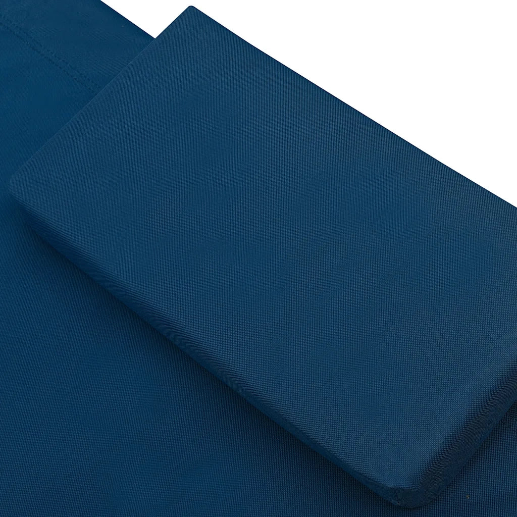 Lettino Prendisole con Baldacchino e Cuscini Blu 313523