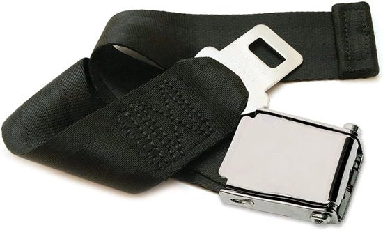 Verlengastra in Auto - Accessorio di Sicurezza per Cintura di Sicurezza - Cintura di Sicurezza Estensibile - 1 Pezzo - Nero - 18-61 cm