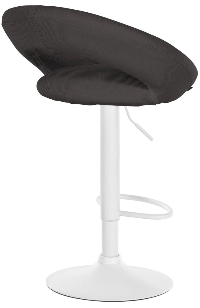 2er Set Barhocker Olinda Stoff weiЯ