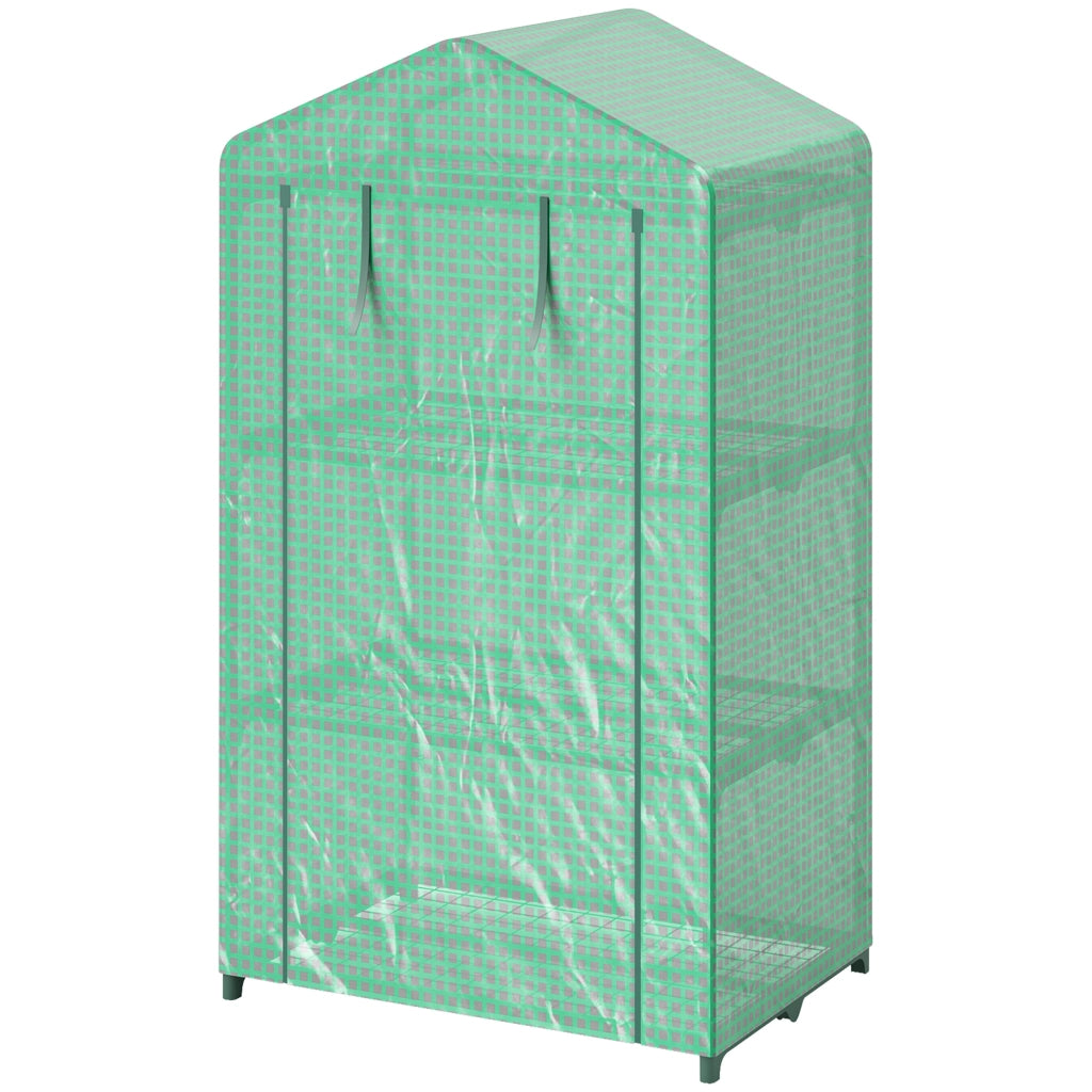 Serra Giardino 3 Livelli ¨C Zephmum ¨C Verde 69x49x125 cm