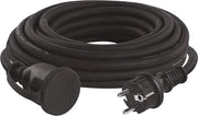 Cavo di allungamento 10m - impermeabile - resistente all'olio - 230V 16A - isolamento in gomma - H07RN-F3G 25mm2 - esterno - nero