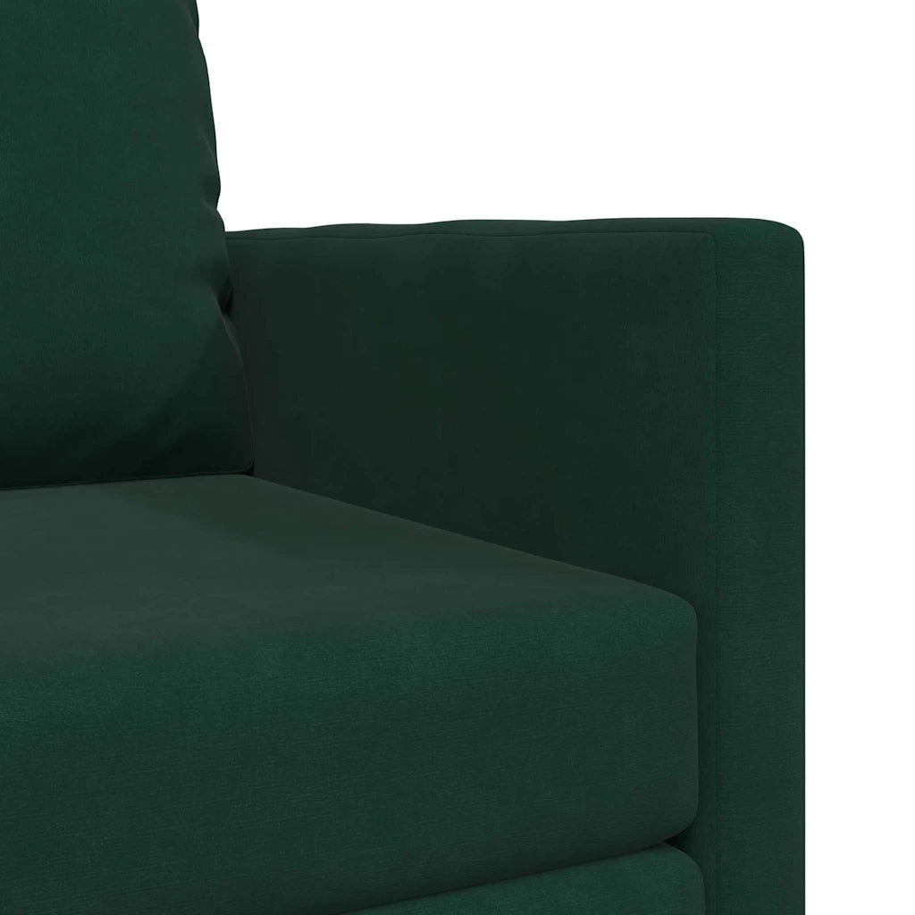 Divano letto-Sofa Letto-Daybed Verde Scuro 74 x 77 x 81 cm Velluto