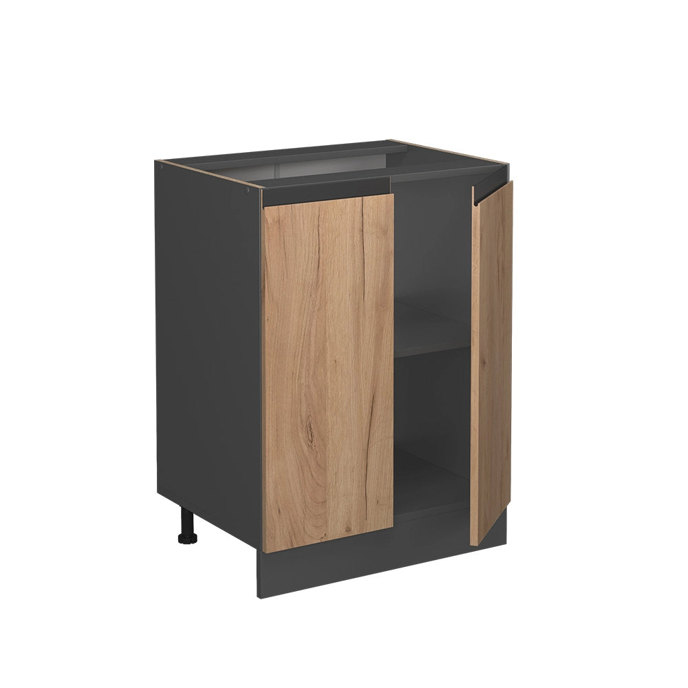 Vicco Mobile alto Quercia dorata 60 cm Forma a J, senza piano di lavoro