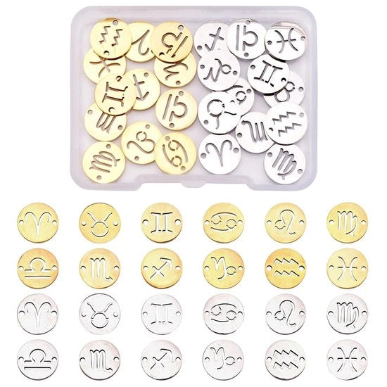Set di 12 Figure Sterrato per Creazione di Gioielli