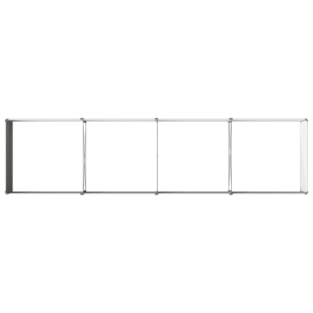Letto rialzato da giardino Grigio 320 x 80 x 55 cm 8006420