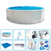 Piscina Fuori Terra Steelwhite -  4,60 X H.1,32 M - Kit Pro