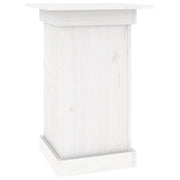 Portafiori/portapiante 40 x 40 x 60 cm legno di pino massiccio bianco 02_0045203