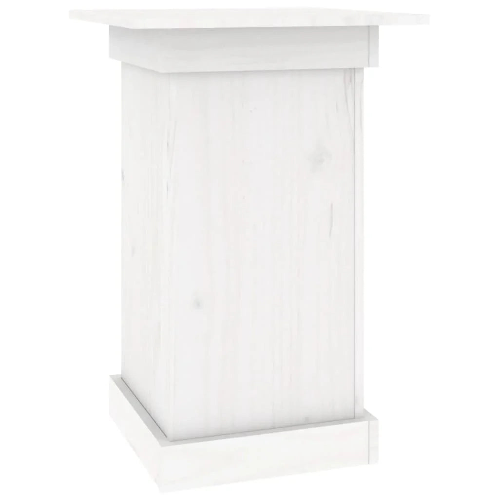 Portafiori/portapiante 40 x 40 x 60 cm legno di pino massiccio bianco 02_0045203
