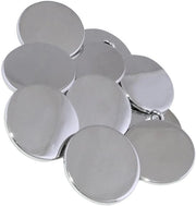 C56994 - 10 pezzi di spillo a coda Ø 23 mm per cucire 36L L36 - argento - di metallo - accessori per cucire moda