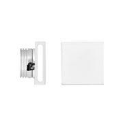 Steps - Luce da incasso segnapasso LED Beneito & Faure - 4W, Luce calda 3000K, 120° - Applique da incasso Quadrata Bianca