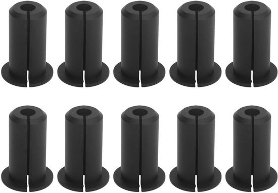 Kit di guaina per cavi in silicone 10 pezzi - set di guaina per cavi - set di guaina per cavi e antenne - protezione antenne - multifunzionale - kit di decorazione per fori nei muri