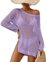 Badpak a rete - copertura sexy per donne - abbigliamento da spiaggia intrecciato