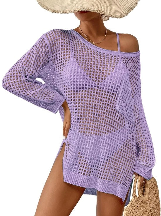 Badpak a rete - copertura sexy per donne - abbigliamento da spiaggia intrecciato