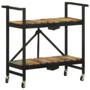 Carrello da Cucina 87x36x81 cm in Legno Massello di Recupero  cod mxl 63416