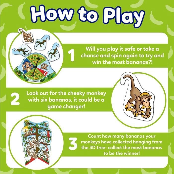 Orchard Toys Cheeky Monkeys è un gioco di fortuna
