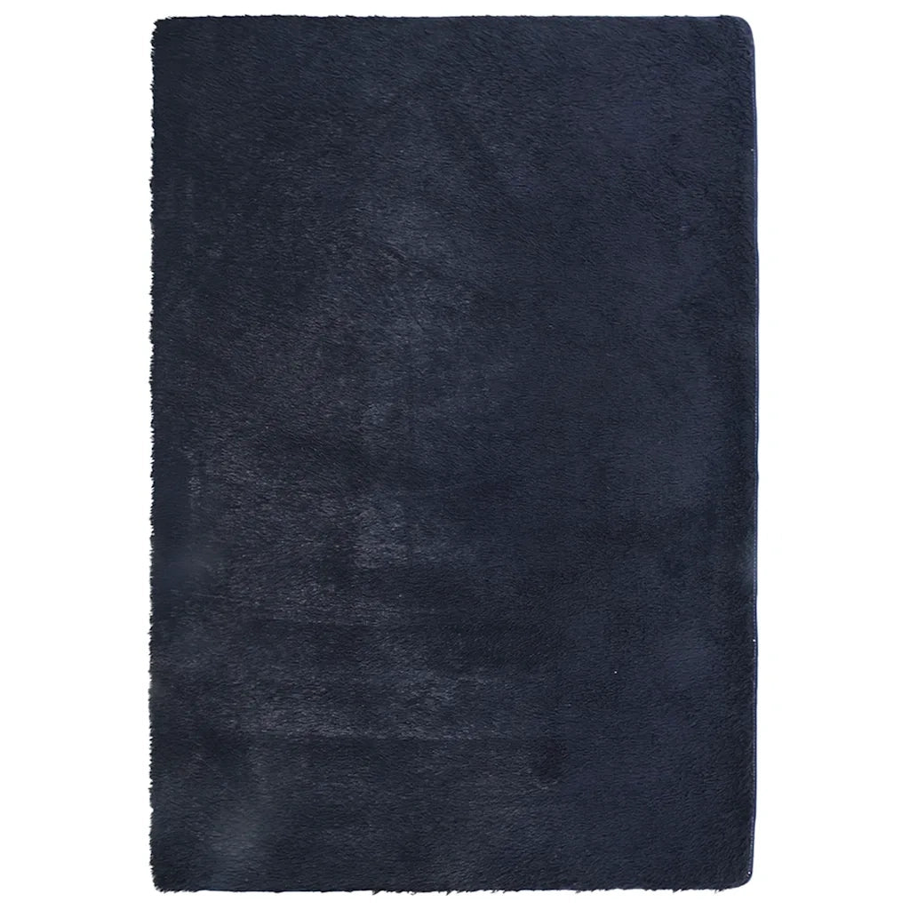 Tappeto Shaggy a Pelo Lungo NAVARRA Blu Marino 200x290 cm 4102851