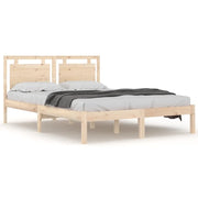 Letto matrimoniale | Letto per adulti | Giroletto in Legno Massello 120x200 cm