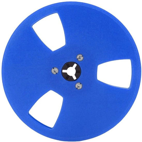 Tapespoel 1/4 Pollici 5 Pollici - Lege Bandspoel - Vetrata ABS di Sostituzione - NAB Hub con 3 Fori - Adatto per Macchine Studer - Robusto e Resistente al Fusto