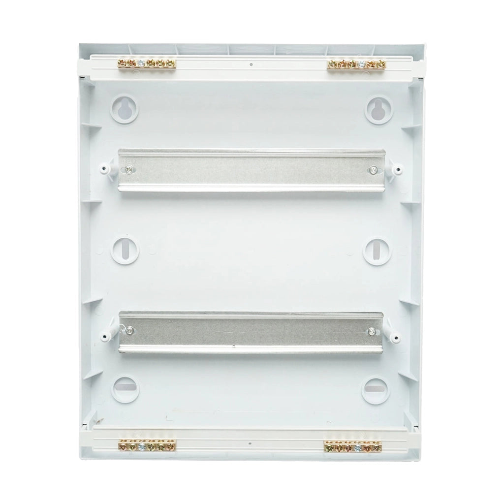 Pannello portafusibili applicato 2 file, 24 moduli 330x270x100mm IP40