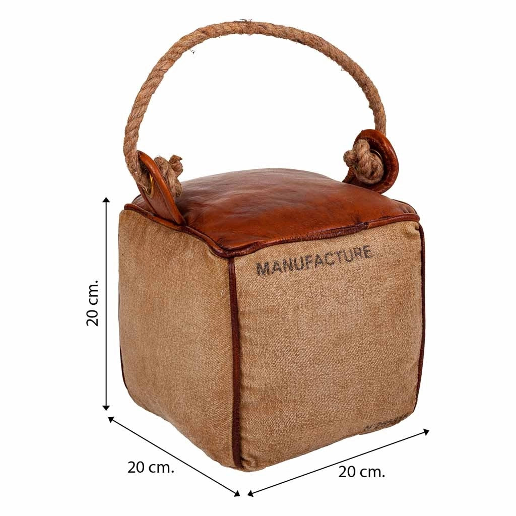Fermaporta marrone 20x20x20h