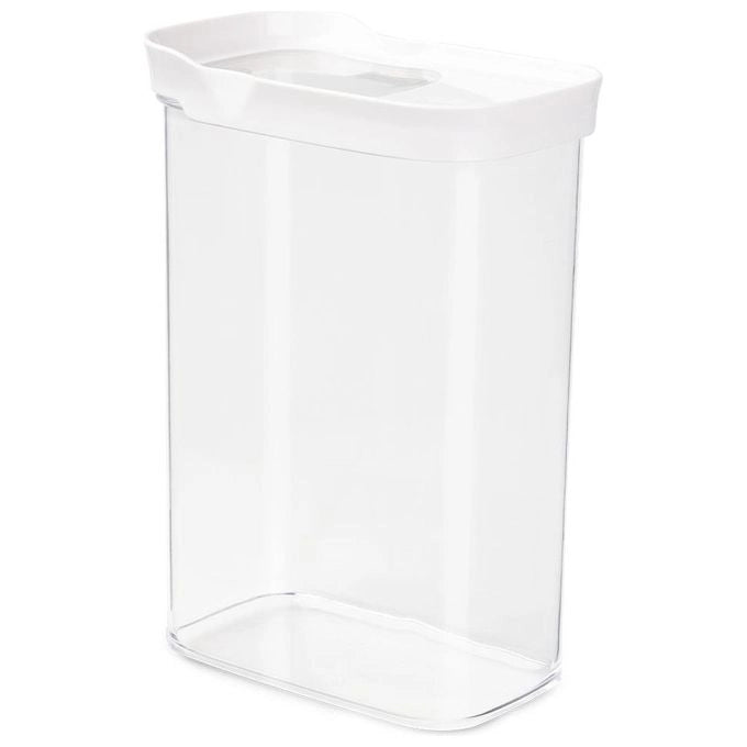 EMSA Optima Rettangolare Contenitore 2,2 L Trasparente, Bianco 1 pz