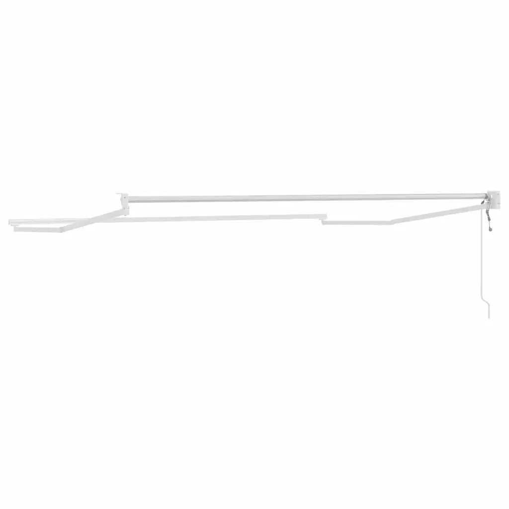 Tenda da Sole Bianco 3 x 2,5 m Metallo