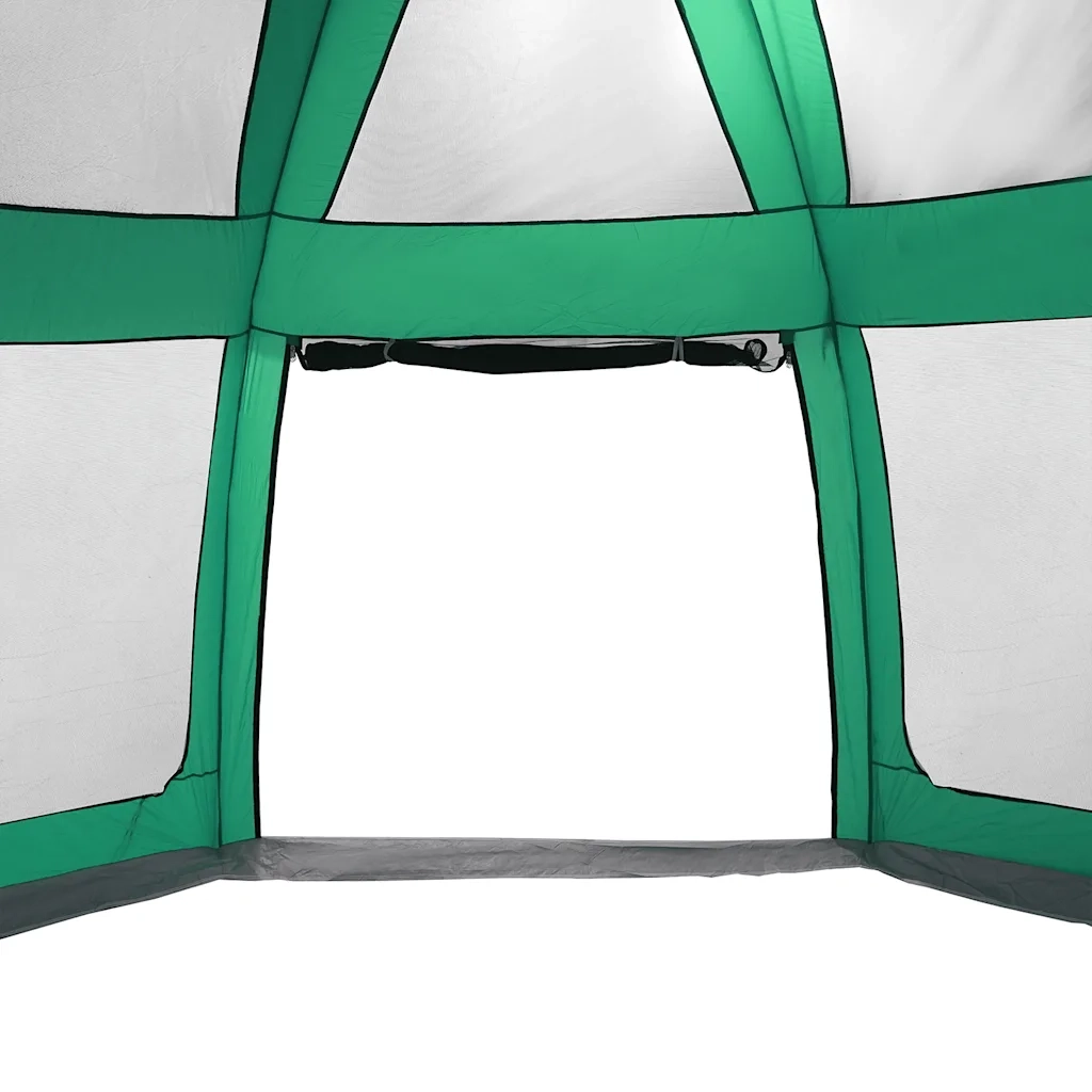 Tenda da piscina con Patta Rimovibile&Pareti in Rete 612x612 cm 4100638