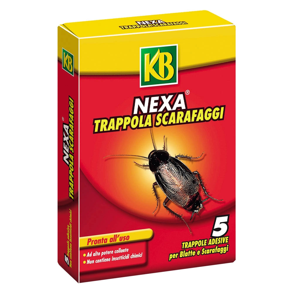 TRAPPOLA PER SCARAFAGGI E BLATTE 'NEXA' scatola 5 fogli  - KB