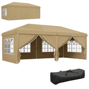 Tonnelle da giardino pieghevole ¨C zephmum ¨C 6x3x2.7m kaki
