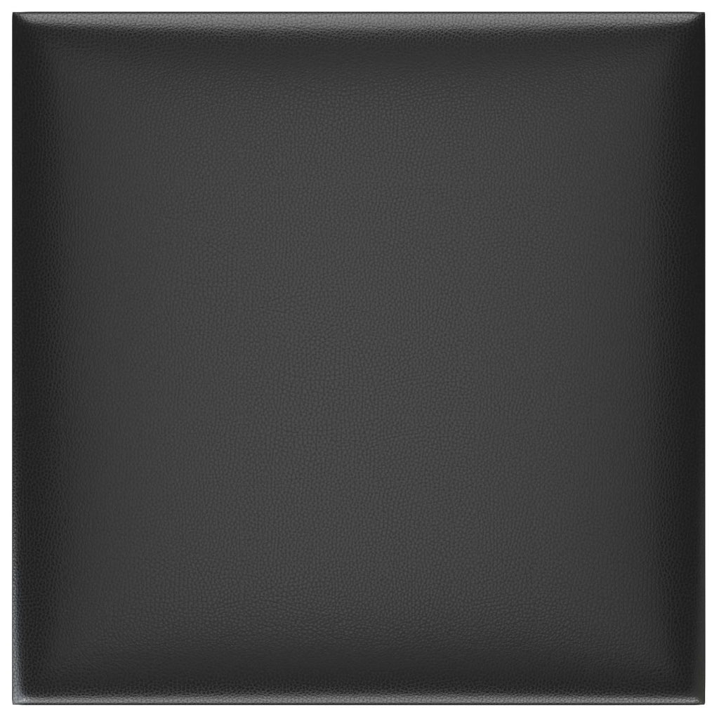 Testiera da Parete 12 pcs Nero 30 x 30 cm Tessuto 4008323
