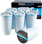 Filtro acqua sostitutivo - Riduce fluoro e cloro - 6 pezzi
