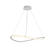Sospensione Moderna Darwin Plastica Bianca Led 40W Dimmerabile 3000-4000-6000K