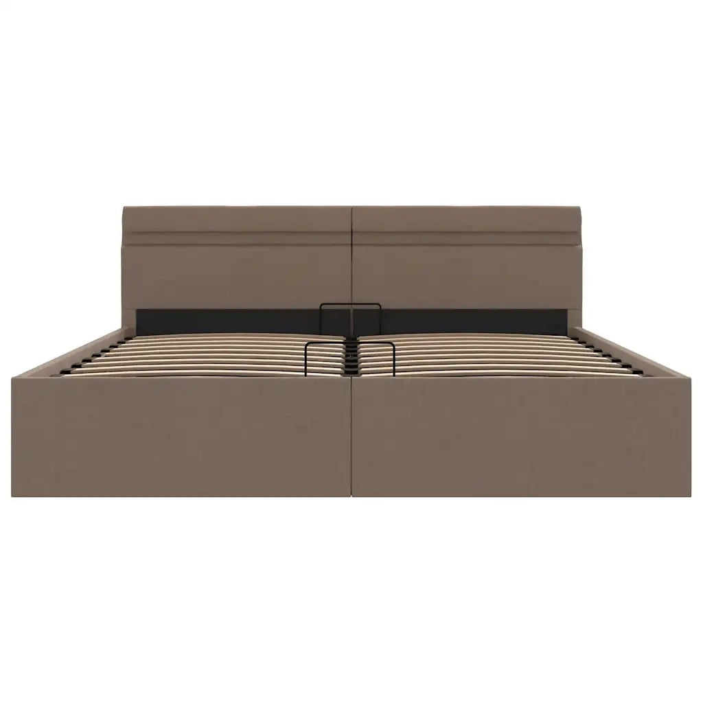 Giroletto Idraulico Contenitore LED Tortora Tessuto 160x200cm 285628