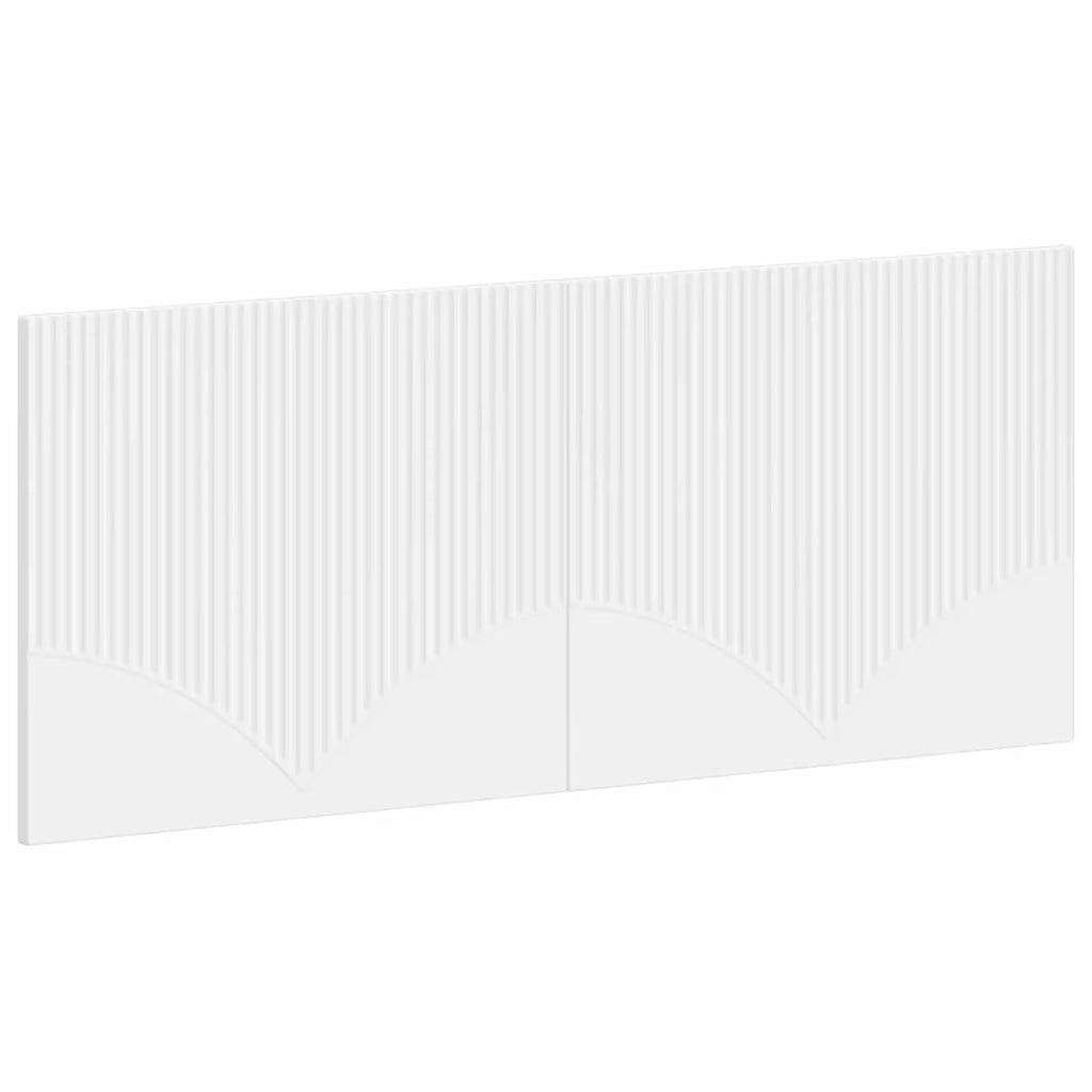 Testiera da Muro HOORN Bianco Legno ingegnerizzato 897405