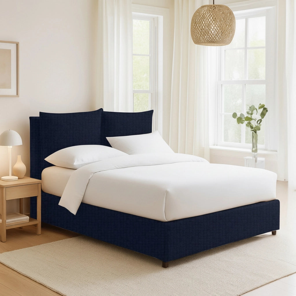 Todmorden, Letto Singolo Sfoderabile Made in Italy, Viola Scuro