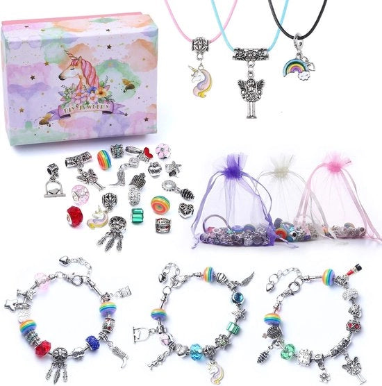 Set per creare gioielli - kit per fare gioielli - per adulti e bambini - ragazze e donne - creazione di gioielli DIY