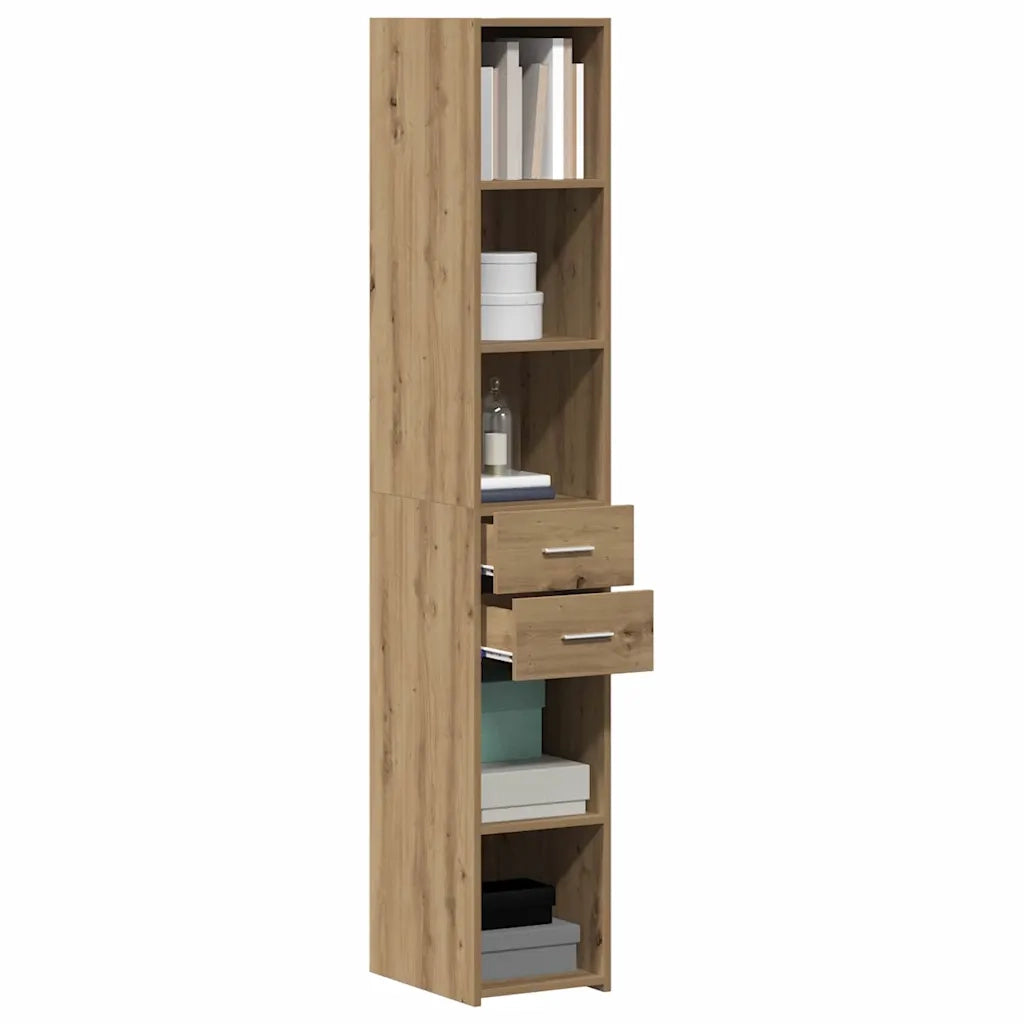 Libreria con cassetto Rovere artigianale 30 x 42.4 x 185.2 cm 868740