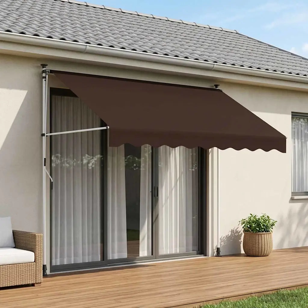 Tenda retrattile manuale Marrone 300 cm 42037048
